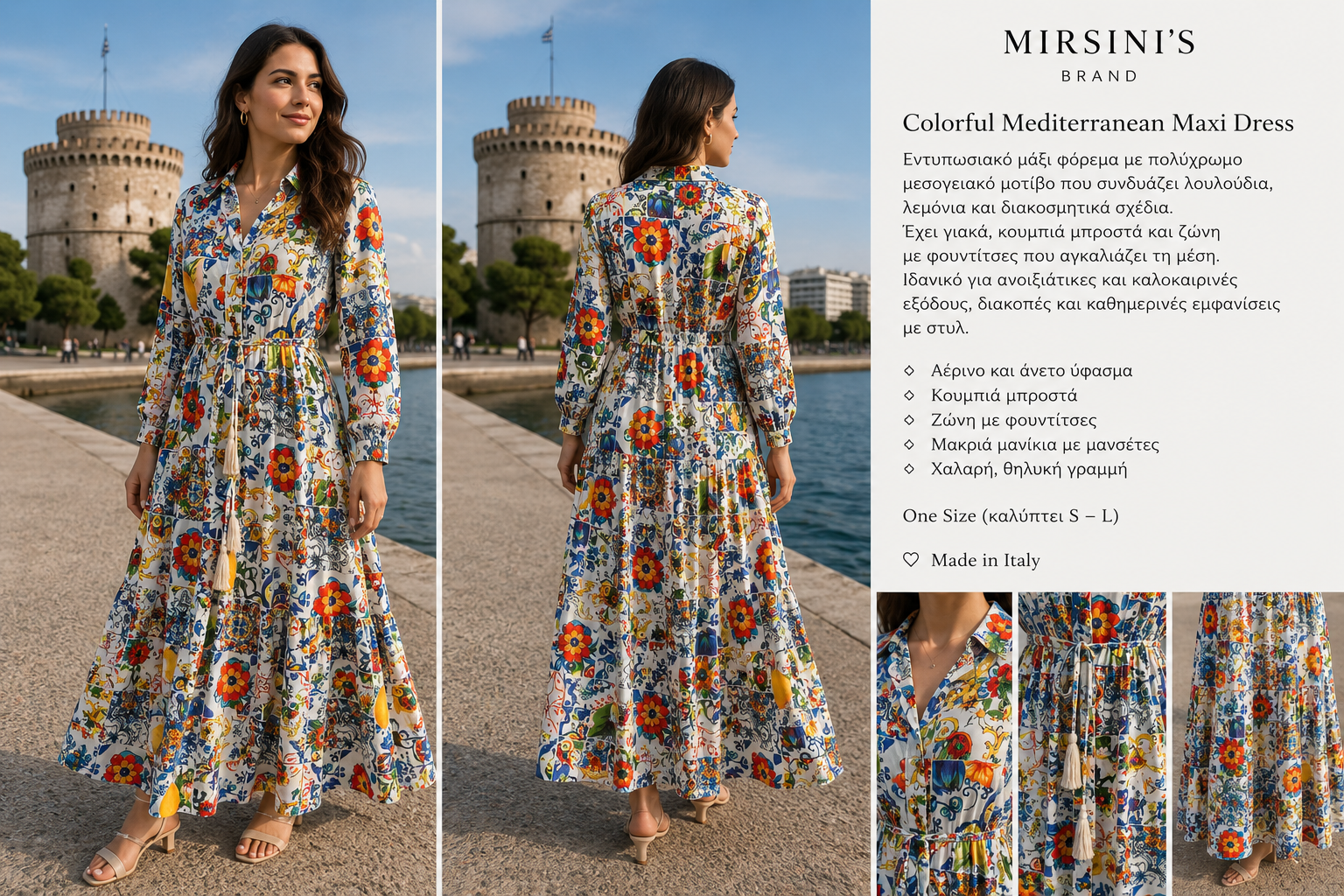 Colourful Maxi Dress